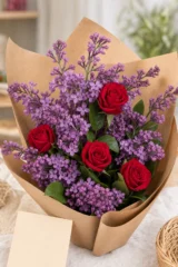 Buchet liliac – imaginea 3