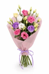 Buchet cu lisianthus – imaginea 1