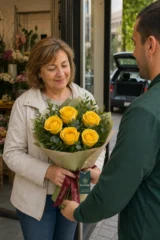 Buchet cu Trandafiri Galbeni – imaginea 2