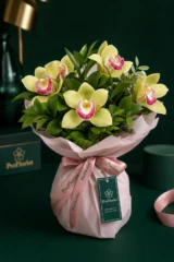 Buchet cu Orhidee Verzi – imaginea 3