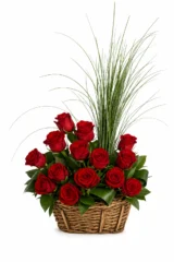 Aranjament Floral Premium cu Trandafiri Roșii – imaginea 1